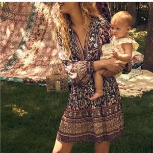 Anthropologie Current Air Alyce Floral Mini Dress